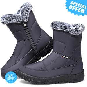 BRAND NEW SHIBEVER Women's Snow Boots: Waterproof, Fur Lined, Warm